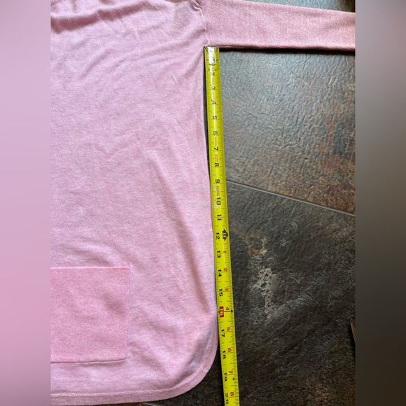 New Lilly Pulitzer pink Cobo oversized cool max light weight twee sweater.  XXS - Picture 11 of 14